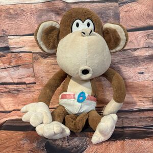 Vintage Bobby Jack Monkey Plush 14" Diaper Rare Y2K 2000s Streetwear Mascot Toy